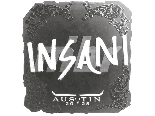 Sticker | insani (Foil) | Austin 2025