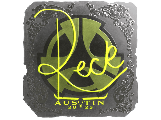 Sticker | reck (Foil) | Austin 2025