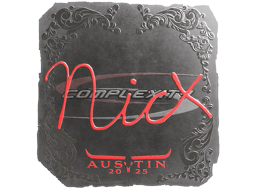 Sticker | nicx (Foil) | Austin 2025