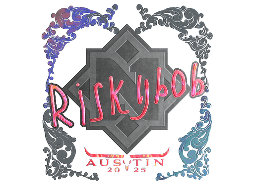 Sticker | riskyb0b (Holo) | Austin 2025