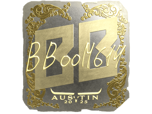 Sticker | Boombl4 (Gold) | Austin 2025