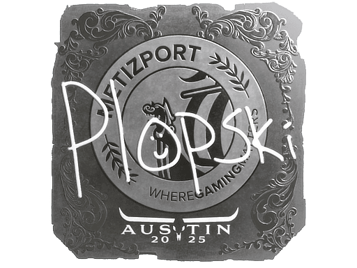 Sticker | Plopski (Foil) | Austin 2025