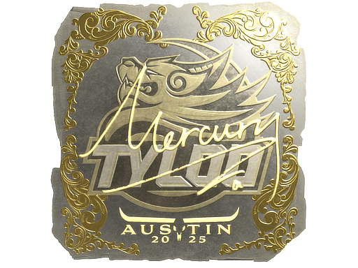 Sticker | Mercury (Gold) | Austin 2025