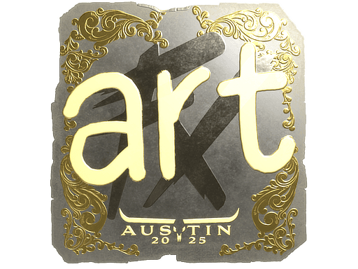 Sticker | arT (Gold) | Austin 2025