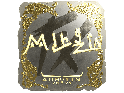 Sticker | mlhzin (Gold) | Austin 2025
