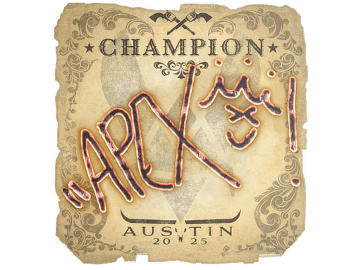 Sticker | apEX (Champion) | Austin 2025