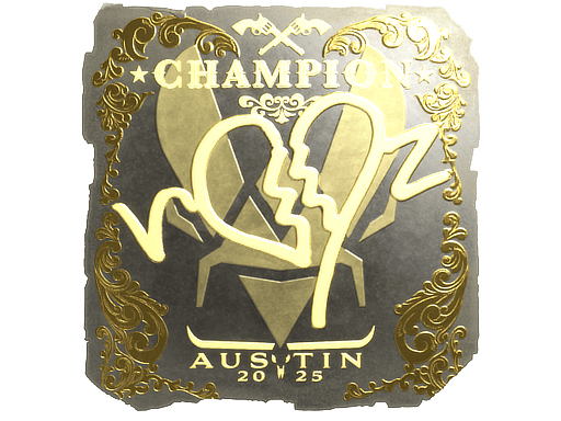 Sticker | ropz (Gold, Champion) | Austin 2025