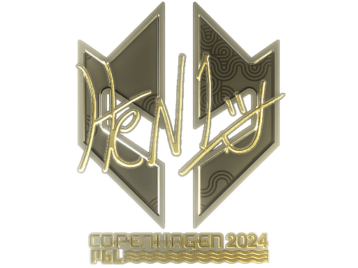 Sticker | HEN1 (Gold) | Copenhagen 2024