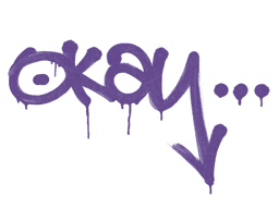 Sealed Graffiti | Okay (Monster Purple)