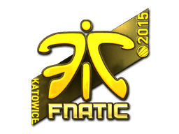 Sticker | Fnatic (Gold) | Katowice 2015