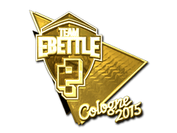 Sticker | Team eBettle (Gold) | Cologne 2015