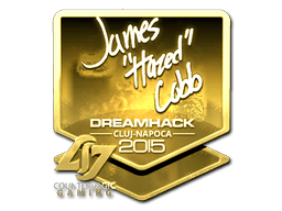 Sticker | hazed (Gold) | Cluj-Napoca 2015