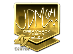 Sticker | jdm64 (Gold) | Cluj-Napoca 2015