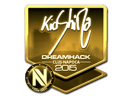 Sticker | kioShiMa (Gold) | Cluj-Napoca 2015