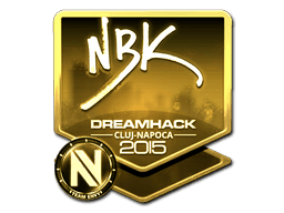 Sticker | NBK- (Gold) | Cluj-Napoca 2015