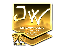 Sticker | JW (Gold) | Cluj-Napoca 2015