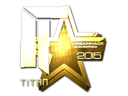Sticker | Titan (Gold) | Cluj-Napoca 2015