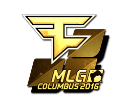 Sticker | FaZe Clan (Gold) | MLG Columbus 2016