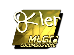 Sticker | reltuC (Gold) | MLG Columbus 2016