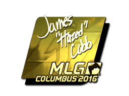 Sticker | hazed (Gold) | MLG Columbus 2016