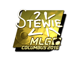 Sticker | Stewie2K (Gold) | MLG Columbus 2016