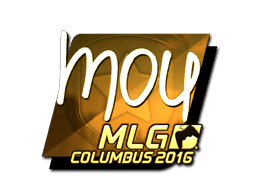 Sticker | mou (Gold) | MLG Columbus 2016
