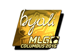Sticker | byali (Gold) | MLG Columbus 2016