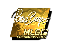 Sticker | pashaBiceps (Gold) | MLG Columbus 2016