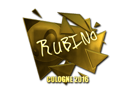 Sticker | RUBINO (Gold) | Cologne 2016