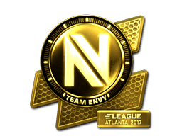 Sticker | Team EnVyUs (Gold) | Atlanta 2017