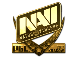 Sticker | Natus Vincere (Gold) | Krakow 2017