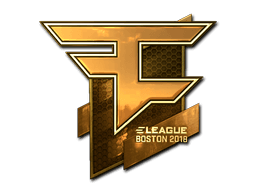 Sticker | FaZe Clan (Gold) | Boston 2018