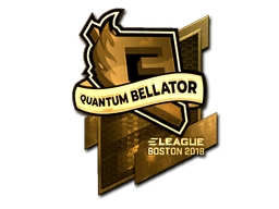 Sticker | Quantum Bellator Fire (Gold) | Boston 2018