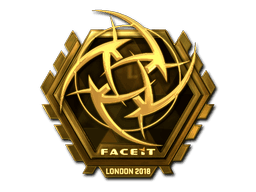 Sticker | Ninjas in Pyjamas (Gold) | London 2018