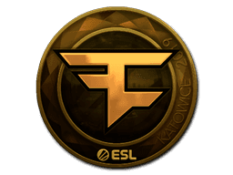 Sticker | FaZe Clan (Gold) | Katowice 2019