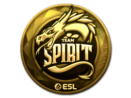 Sticker | Team Spirit (Gold) | Katowice 2019