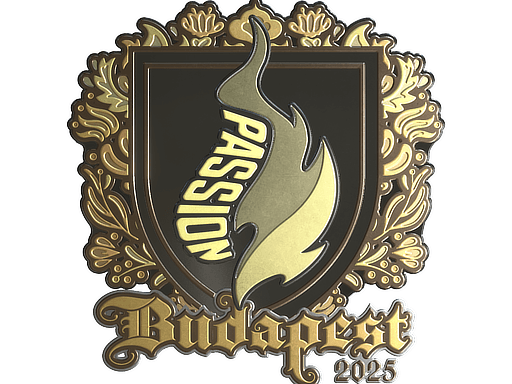 Sticker | Passion UA (Gold) | Budapest 2025