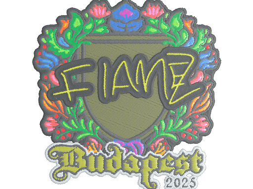 Sticker | FlameZ (Embroidered) | Budapest 2025