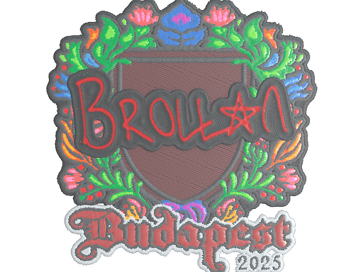 Sticker | Brollan (Embroidered) | Budapest 2025
