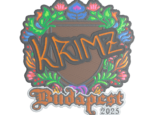 Sticker | KRIMZ (Embroidered) | Budapest 2025