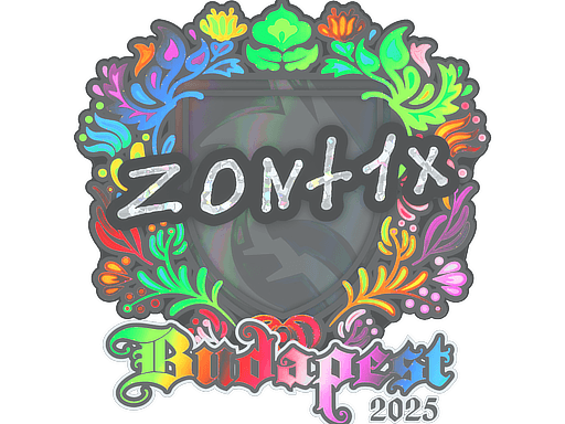 Sticker | zont1x (Holo) | Budapest 2025