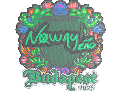 Sticker | noway (Embroidered) | Budapest 2025