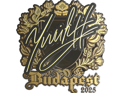 Sticker | yuurih (Gold) | Budapest 2025