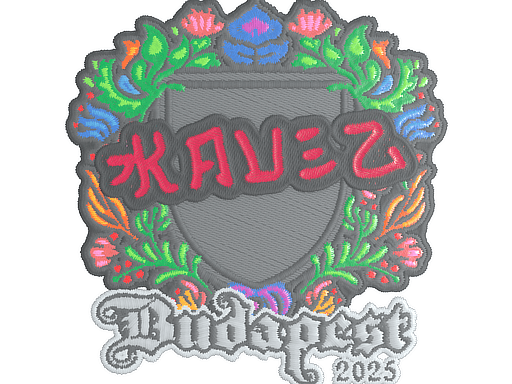 Sticker | kauez (Embroidered) | Budapest 2025