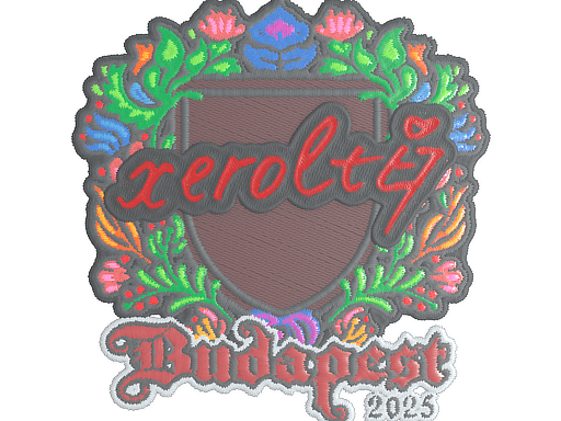 Sticker | xerolte (Embroidered) | Budapest 2025