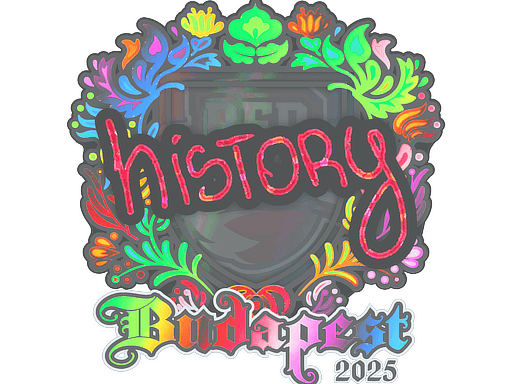 Sticker | History (Holo) | Budapest 2025