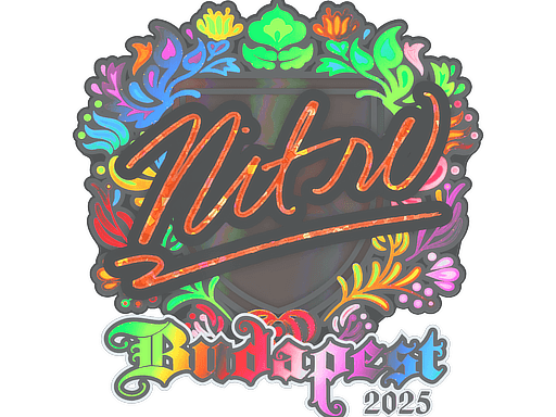 Sticker | nitr0 (Holo) | Budapest 2025