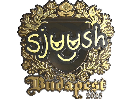 Sticker | sjuush (Gold) | Budapest 2025
