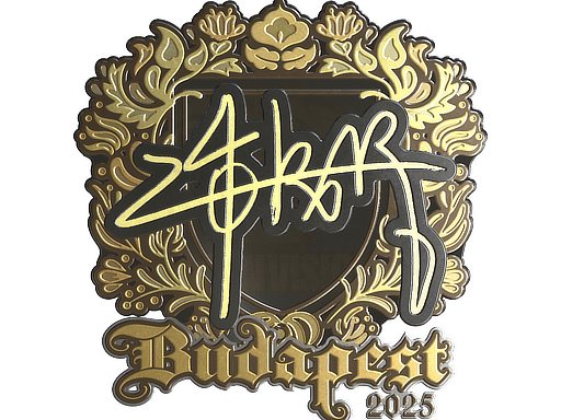 Sticker | z4KR (Gold) | Budapest 2025