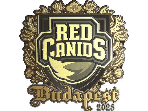 Sticker | RED Canids (Gold) | Budapest 2025